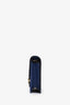 Gucci Blue Grained Leather Interlocking G Wallet On Chain