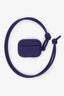 Bottega Veneta Purple Rubber Intrecciato AirPods Pro Case With Strap