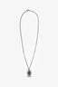 Pre-loved Chanel™ 2009 Silver Tone Dog Tag Necklace