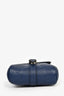 Gucci Blue Jumbo Monogram Leather Small Messenger Bag