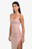 Lovers and Friends Pink Ruffle Maxi Dress Size XXS