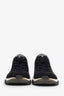 Pre-loved Chanel™ Black Suede Quilted Tweed CC Sneaker Size 37