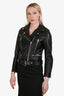 Acne Studios Black Leather Jacket Size 34