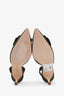 Manolo Blahnik Green Suede Buckle Slingback Heels Size 36