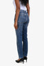 Re Done Blue Denim High Waisted 'Cigarette Pant' Jeans Size 26