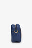 Fendi Blue/Brown Coated Canvas FF Logo Mini Camera Bag with Strap