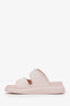Alexander McQueen Pink Rubber Slides Size 37