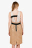 Dolce & Gabbana Beige Raffia Dress Size 46