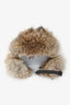 Canada Goose Grey Down Fur Hat Size XL