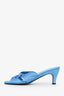 The Row Blue Stain Soft Knot Mules Size 38