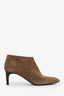 Hermès Brown Suede Ankle 'Serena' Boots Size 38.5