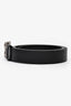 Balenciaga Black Leather B Buckle Belt Size 80
