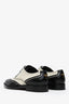 Christian Dior Black/White 'Diorunit' Loafers Size 39