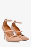 Malone Souliers Blush Leather 'Robyn' Pointed Toe Heels Size 38.5