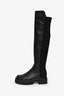 Stuart Weitzman Black Leather 5050 Ultralift Boots Size 36.5