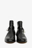 Hermès Black Leather 'Neo' Ankle Boots Size 38