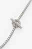 Hermès 2024 18K White Gold 6.02cwt '193' Diamond Finesse Lariat Necklace