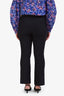 Derek Lam 10 Crosby Navy Blue Cotton Flared Trousers Size 8