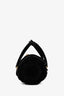 Pre-loved Chanel™ 2021+ Black Velvet Micro Bowling Bag