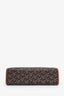 Versace Brown Saffiano Leather Shoulder Bag with Strap