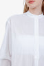Toteme White Cotton Long Sleeve Button Up Shirt Size 38