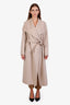 Mackage Taupe Wool Long Belted Coat Size M