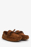 Gucci Brown Leather Horsebit Accent Dress Loafers Size 8 Men's