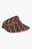 Fendi Brown/Black FF Monogram Visor