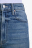 MOTHER Blue Denim High Waisted Smokin Double Heel Flared Jeans Size 26