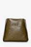 Stella McCartney Green Vegan Leather Perforated Circle Logo Crossbody Bag