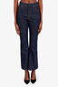 Christian Dior Blue Denim Straight Leg Jeans Size 2