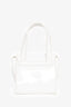 Versace White Patent Leather Medusa '95 Mini Tote