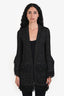 Missoni Black Knit Fringe Cardigan Size 38