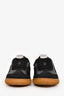 Hermès Black Leather and Suede H Sneakers Size 37.5