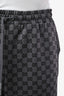 Gucci Grey GG Monogram Neoprene Jogging Pants Size M Mens