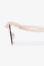Prada Pink Frame Round Frame Sunglasses