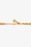 Christian Dior Antique Gold Tone Amulettes d'Amour Double Layered Coin Pendant Necklace