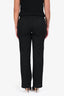 Prada 2006 Black Wide-Leg Cropped Trousers Size 44