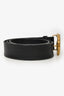 Gucci GG Leather Snake Buckle Belt GHW Size 85/34