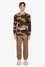 Gucci Khaki Cotton Cargo Pants Size 54 Men's