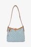 Louis Vuitton Light Blue Monogram Denim CarryAll PM with Pouch