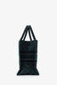 Christian Dior 2020 Green Velvet Cannage Embroidered Medium Book Tote