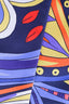 Hermès Blue/Orange/Yellow Graphic Printed Twilly