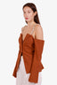 Camila Coelho Brown Cotton Blouse Size M