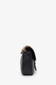 Gucci Black Leather GG Marmont Small Shoulder Bag
