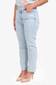 Lovers + Friends Blue Denim Light Straight Leg Jeans Size 30