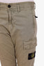 Stone Island Green Cotton Cargo Pants Size 28 Mens