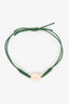 Versace Green Rope Medusa Bracelet