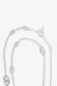 Hermès Sterling Silver Farandole Long Necklace 120
