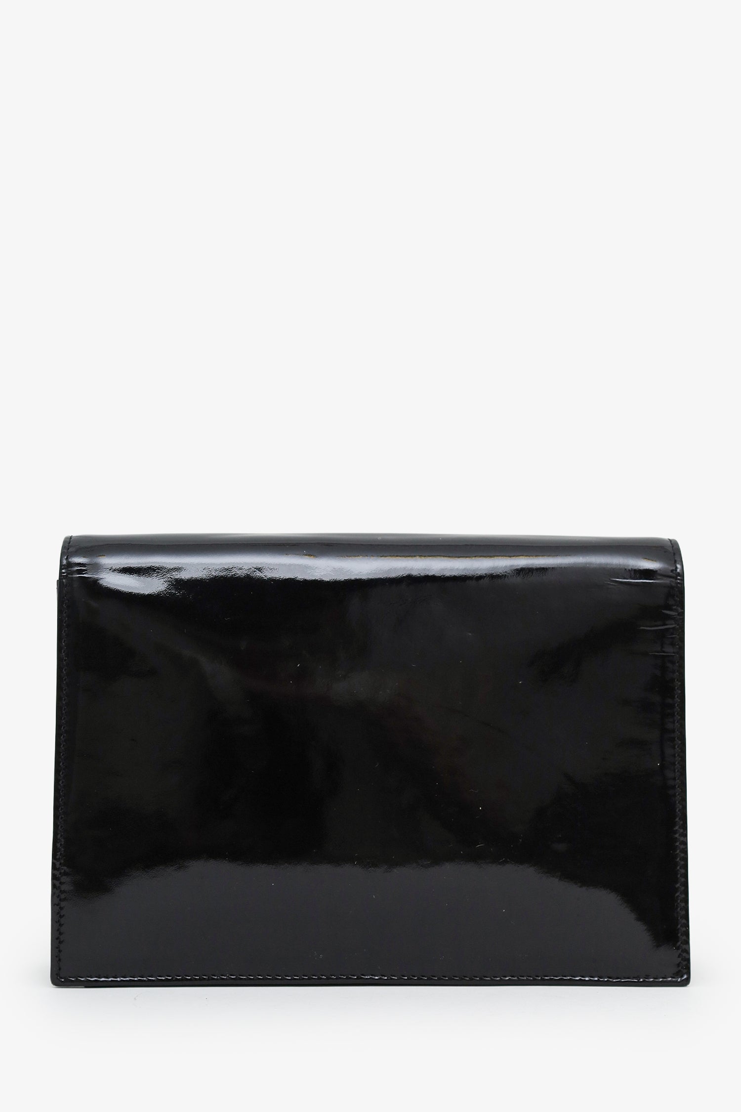 Pre-loved Chanel™ 2002-03 Black Patent Leather Just A Drop of No